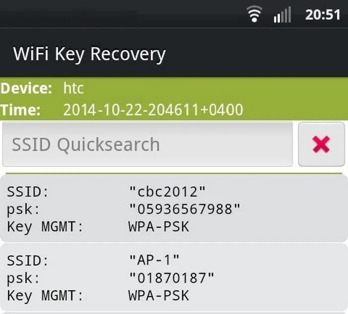 Wi-Fi Key Recovery