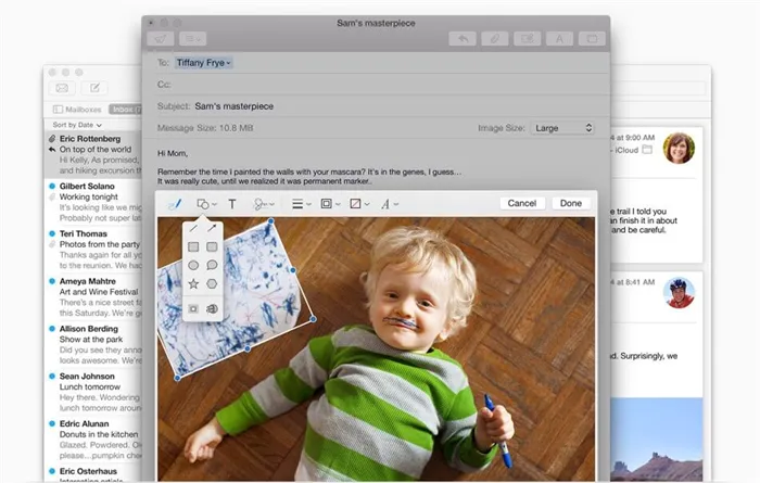 Почтовый клиент Apple Mail для OS X