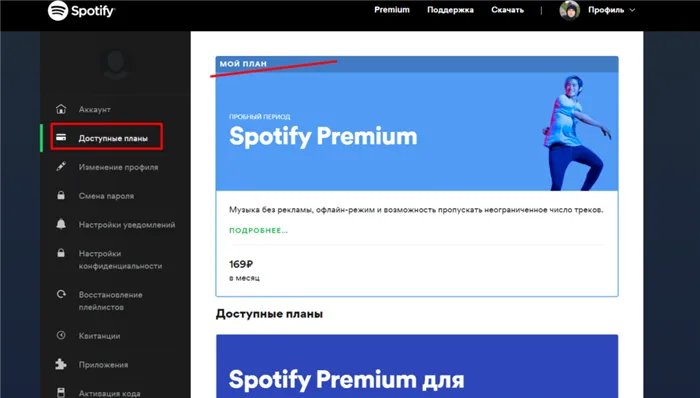 Как отменить подписку Spotify Premium? 