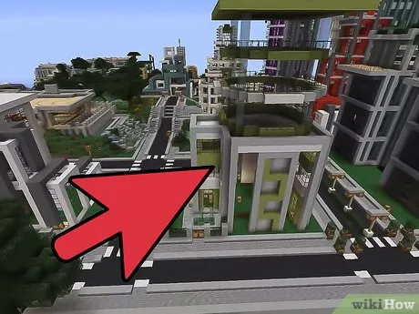 Изображение с названием Build a City in Minecraft Step 5