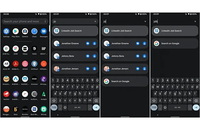 Android 12 новый поиск