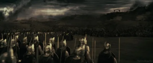 Войска запада в Мордоре против орков