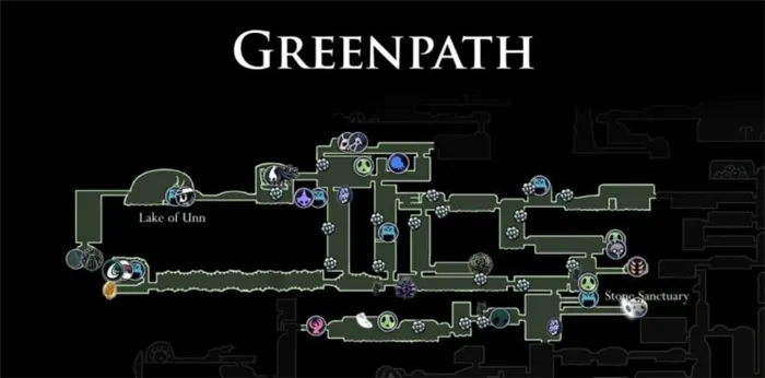 Карта Зеленая Тропа — Hollow Knight (Холлоу Найт)