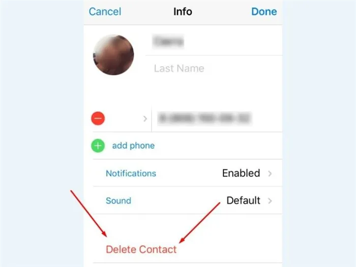 Как удалить контакт в Telegram – подробности и нюансы