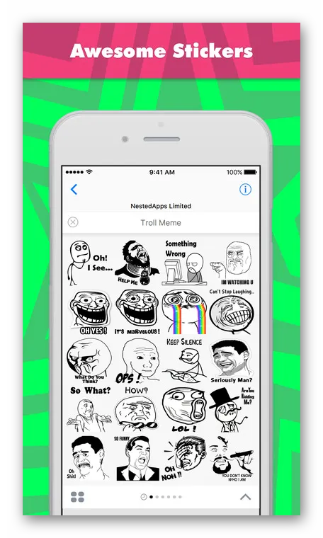 Картинка Стикеры для iPhone
