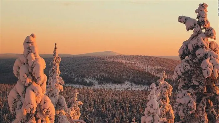 Зима в Лапландии