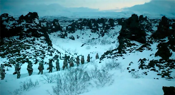 Места съемок Игры престолов в Исландии: сцена в долине Диммуборгир.