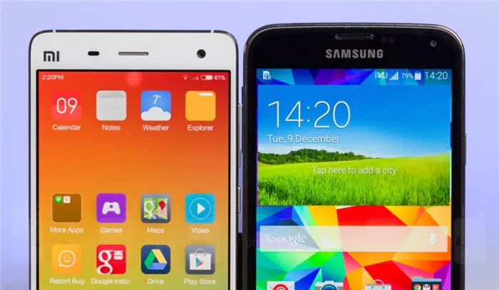 Сравнение смартфонов Самсунг или Ксиаоми