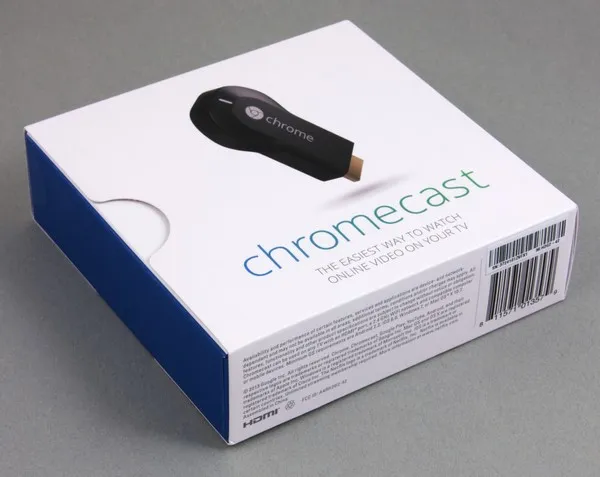 Упаковка Google Chromecast