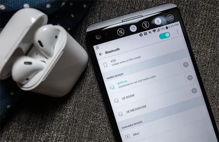 AirPods на Android