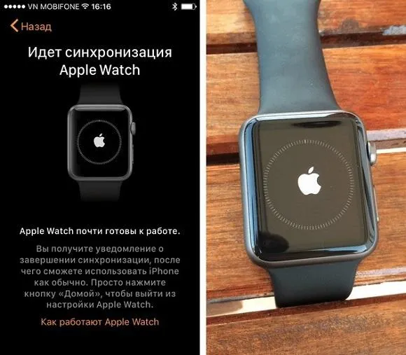 Синхронизация apple watch и смартфона