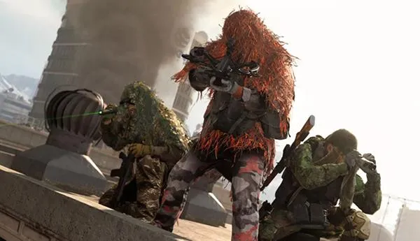 Кадр из игровой сессии Call of Duty: Warzone
