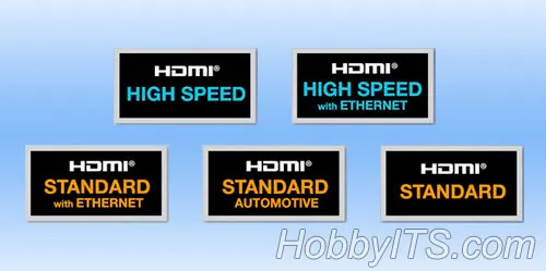 Типы HDMI кабеля