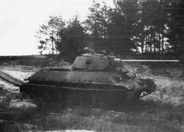Т-34-57 на испытаниях