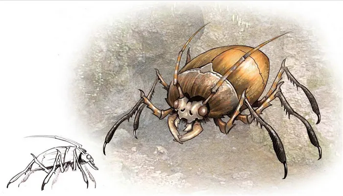 Первые насекомые на Земле имели невероятные размеры.
