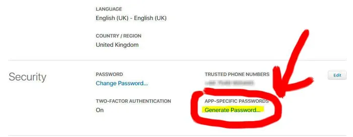 пароли приложений для почты на андроида из сайта apple